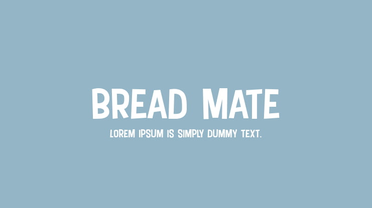 Bread Mate Font