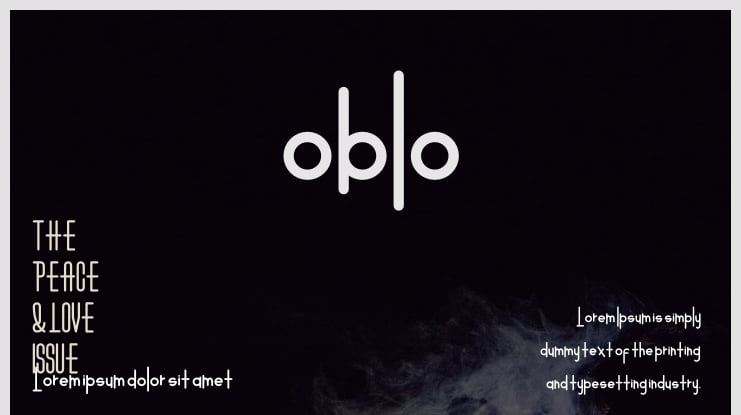 oblo Font Family