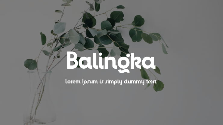 Balingka Font Family
