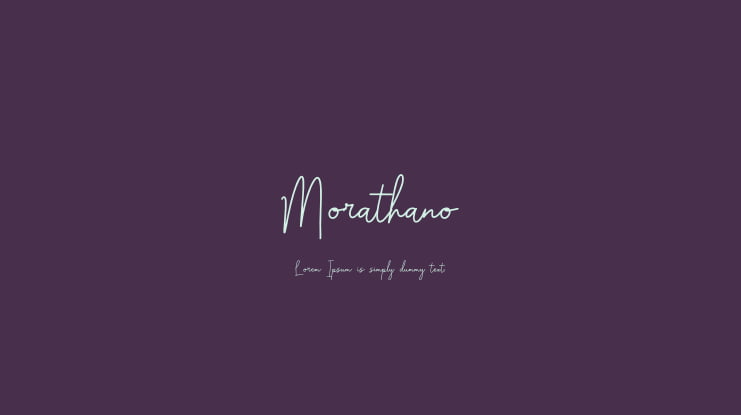 Morathano Font