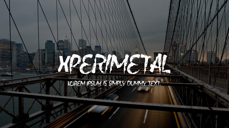 Xperimetal Font