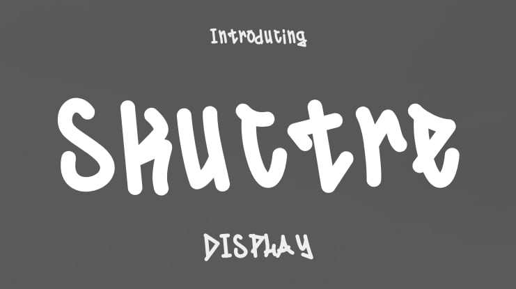 Skuctre Font