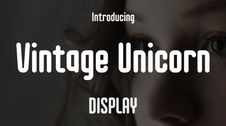 Vintage Unicorn Font