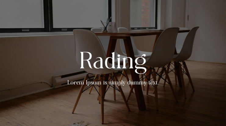 Rading Font