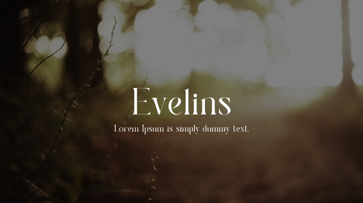 Evelins Font