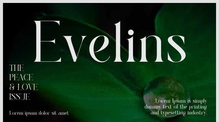 Evelins Font