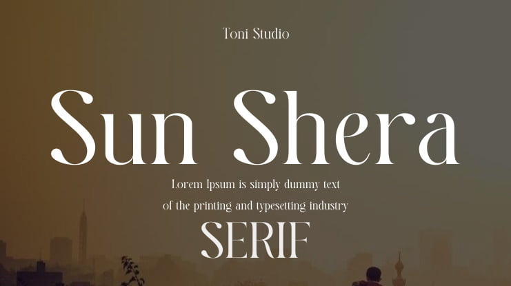 Sun Shera Font