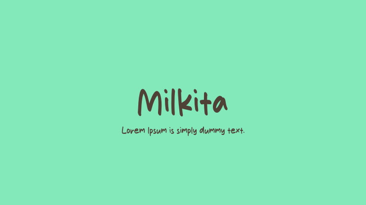 Milkita Font