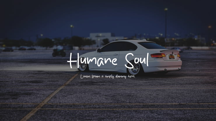 Humane Soul Font