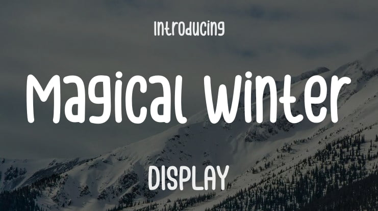 Magical Winter Font