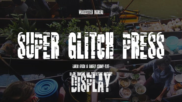 Super Glitch Press Font