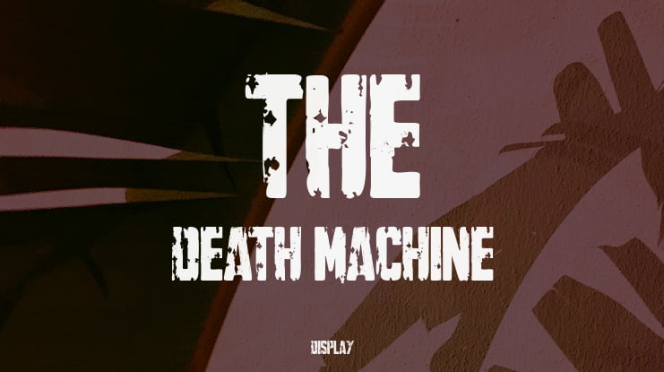 The Death Machine Font