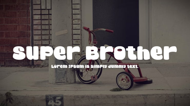 Super Brother Font