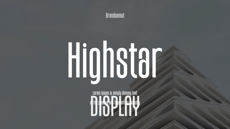 Highstar Font