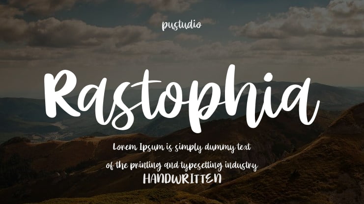 Rastophia Font