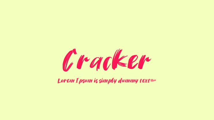 Cracker Font : Download Free for Desktop & Webfont