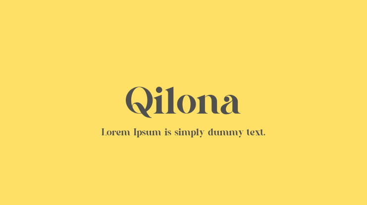 Qilona Font