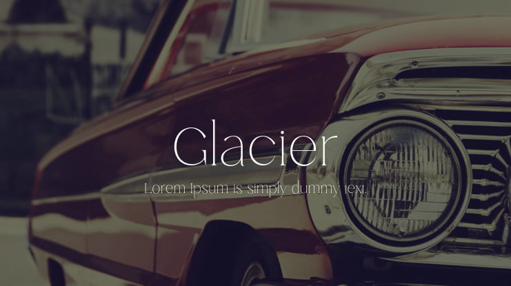 Glacier Font