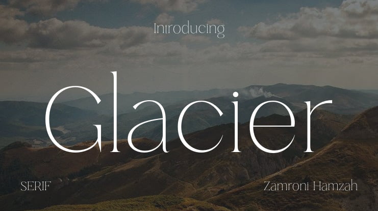 Glacier Font