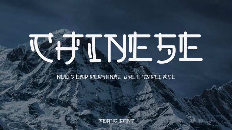 Chinese New Year PERSONAL USE O Font