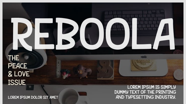 REBOOLA Font