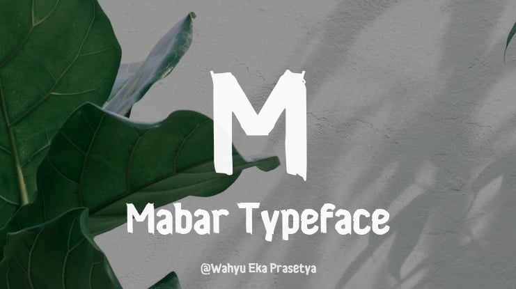 M Mabar Font