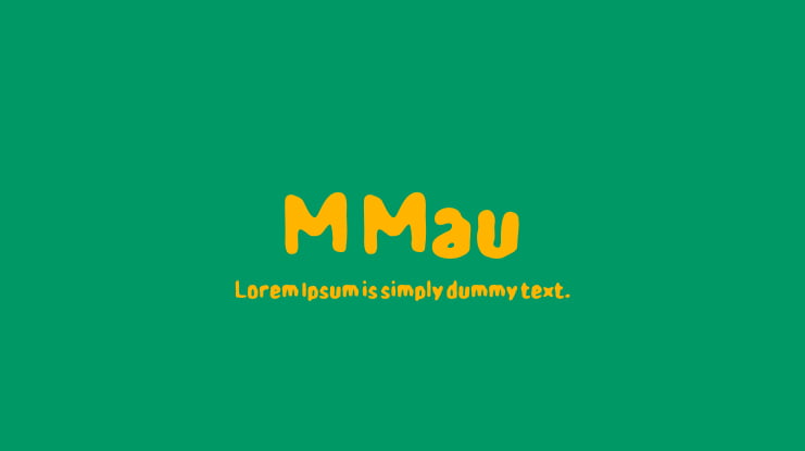 M Mau Font