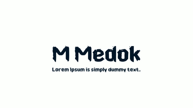 M Medok Font