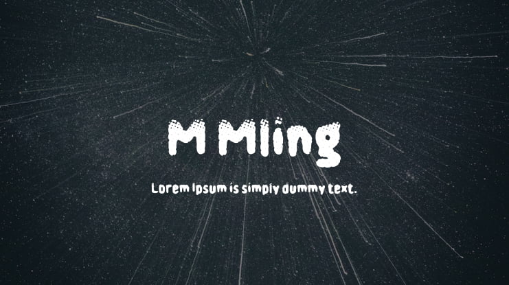 M Mling Font