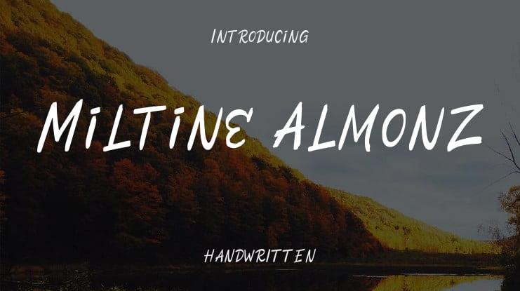 Miltine Almonz Font