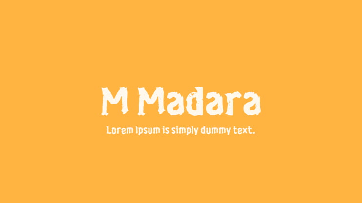 M Madara Font