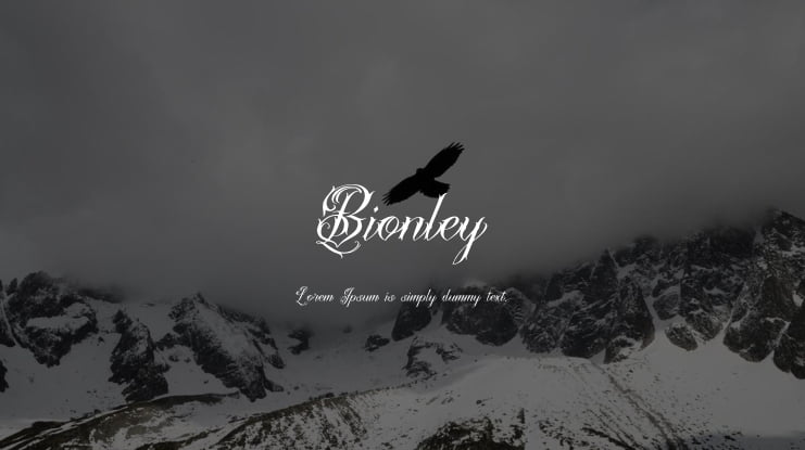 Bionley Font