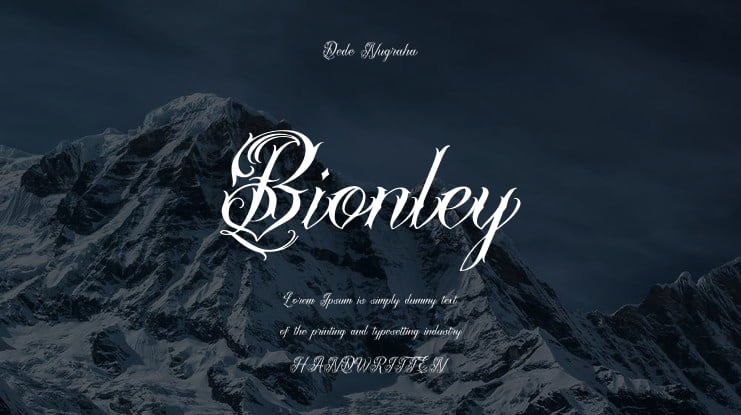 Bionley Font