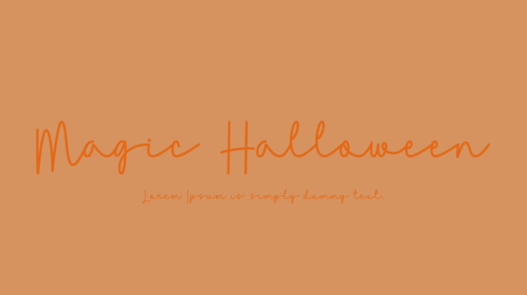 Magic Halloween Font Family