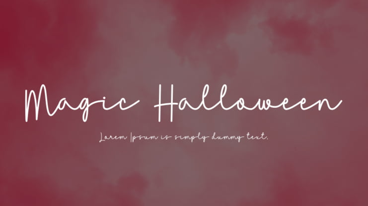 Magic Halloween Font Family