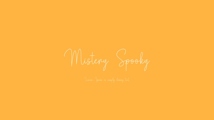 Mistery Spooky Font Family