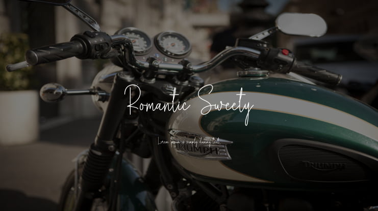 Romantic Sweety Font