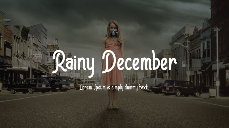 Rainy December Font