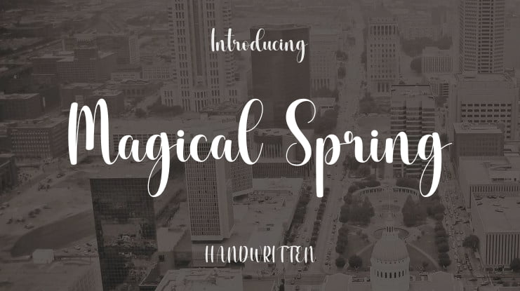 Magical Spring Font