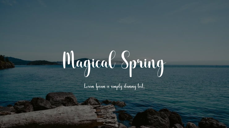 Magical Spring Font