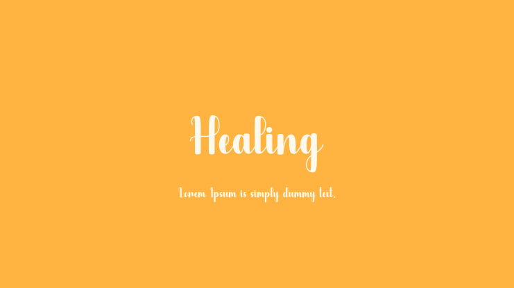 Healing Font