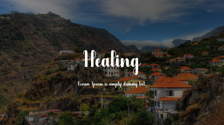 Healing Font