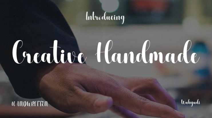 Creative Handmade Font