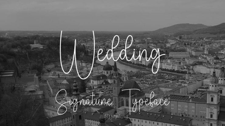 Wedding Signature Font