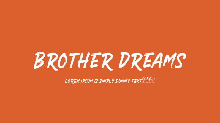 Brother Dreams Font