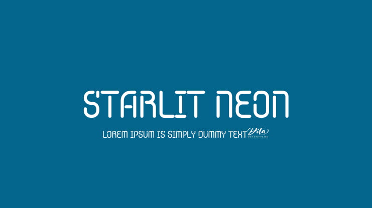 Starlit Neon Font