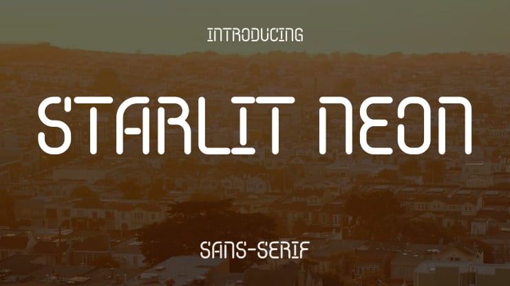 Starlit Neon Font