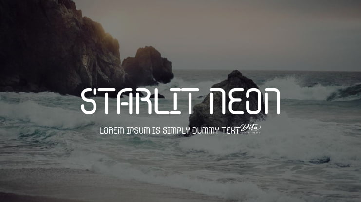 Starlit Neon Font