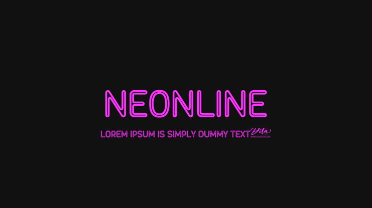 Neonline Font