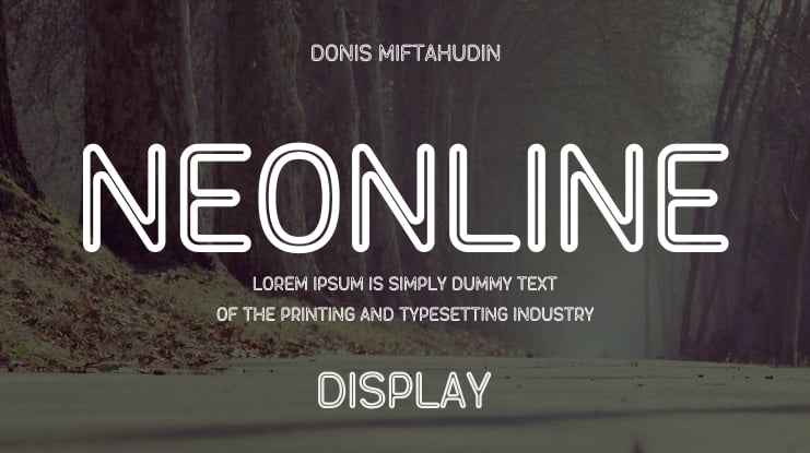 Neonline Font